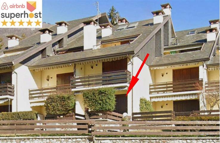 Gîte pour 4 personnes, avec Balcon ainsi que Terrasse et Vue à Taceno