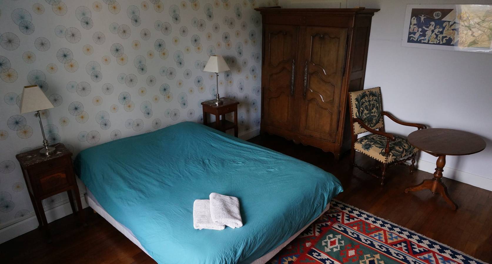 Le Colombier - Maison d'hôtes entre Épinal et Vittel - Chambre bleue in Madonne-et-Lamerey, Région d'Épinal