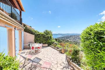 Gîte pour 4 personnes, avec vue et jardin dans Le Lavandou