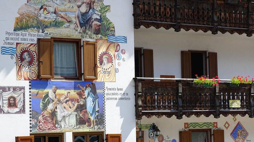 Gîte pour 6 personnes, avec balcon, animaux acceptés à Canazei - 2