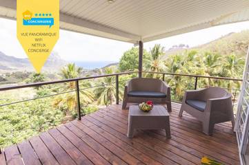 Gîte pour 6 personnes, avec vue et terrasse dans Ua Pou