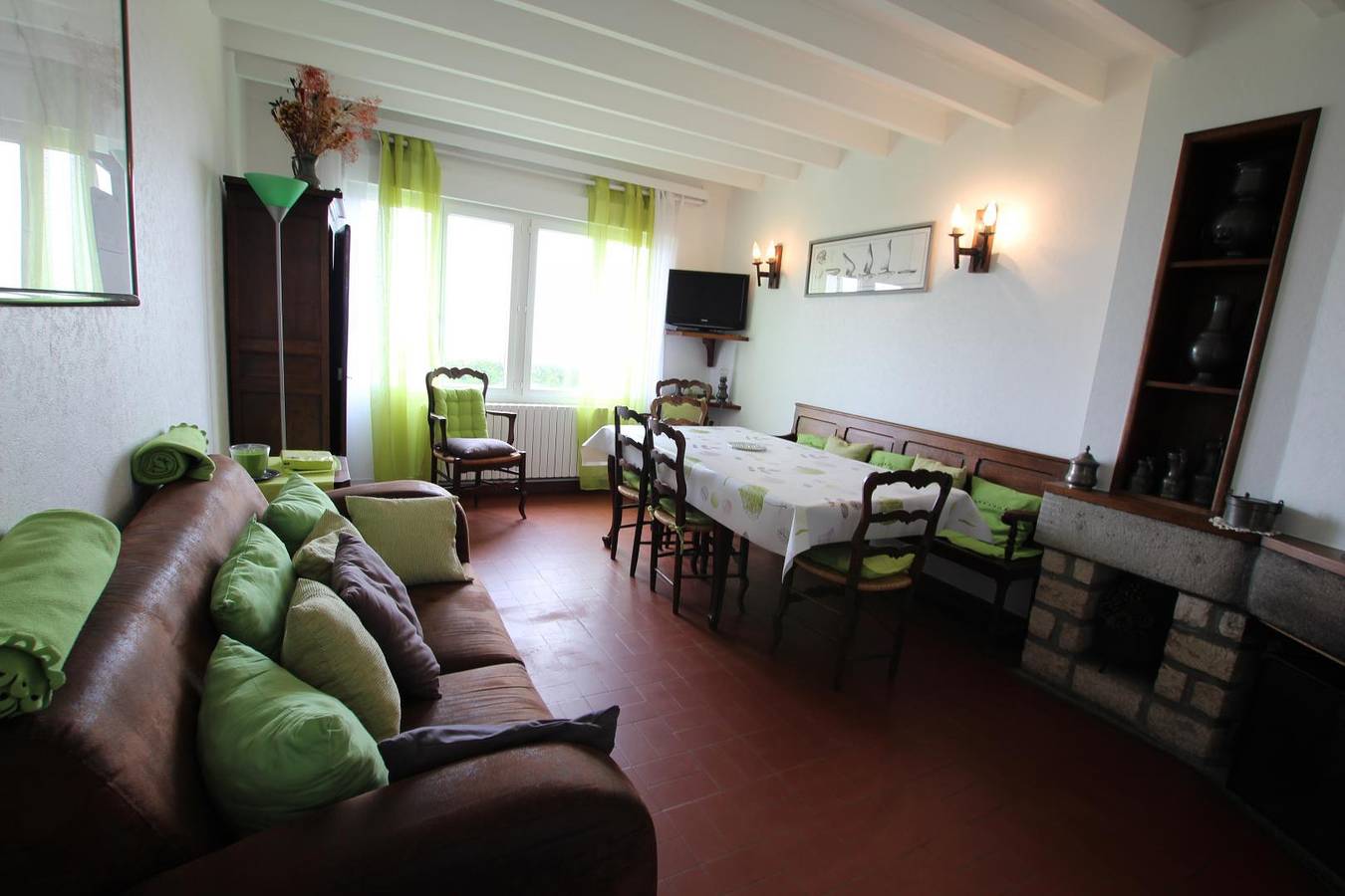 Gîte en bord de mer : 1,5 km du sable in Saint-Marcouf, Région de Cherbourg