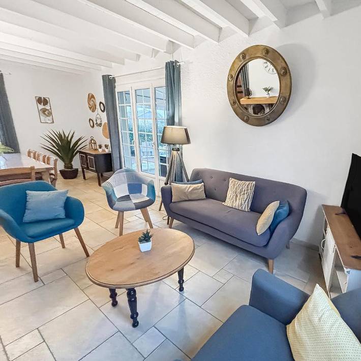Location de vacances pour 12 personnes, avec jardin à Asnelles