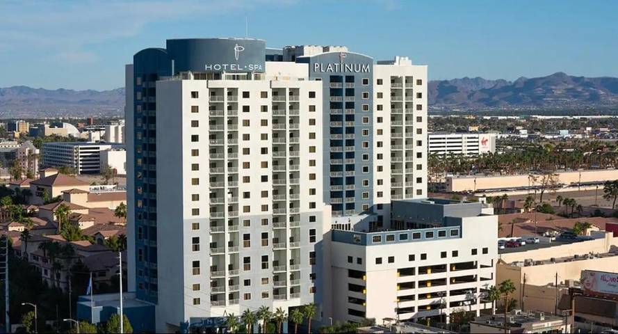 Ośrodek wypoczynkowy dla 6 osób, z balkon i jacuzzi oraz basen w Paradise (Las Vegas)