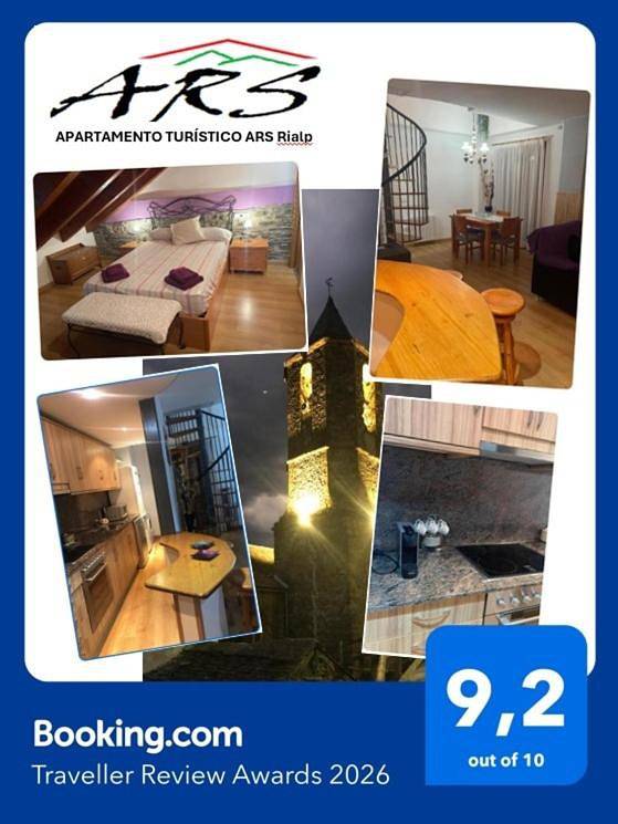 Gîte pour 4 personnes, avec vue et balcon à Rialp - 2