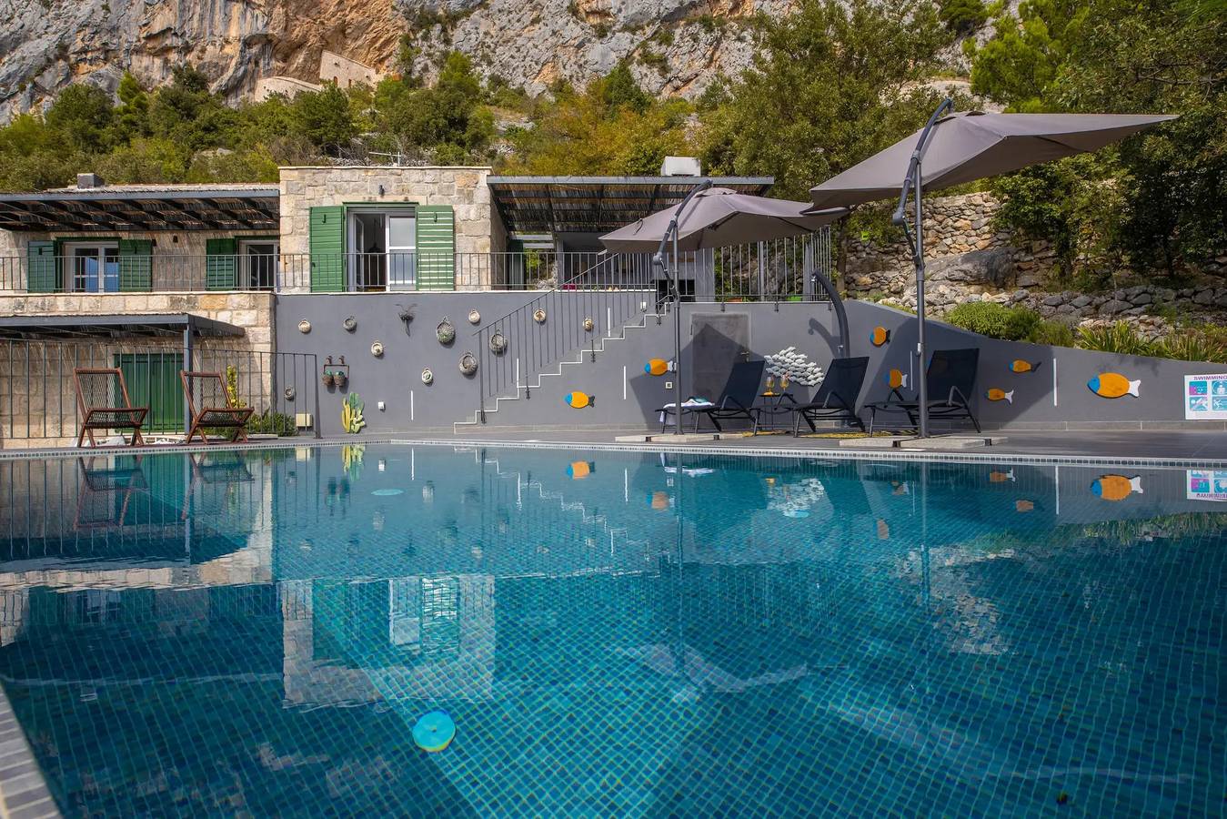Villa pour 8 personnes avec vue sur l’océan in Makarska, Makarska riviera