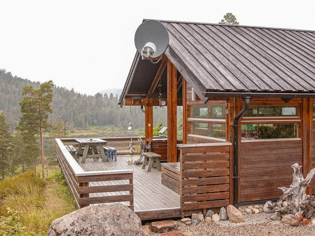 Naturhytte mit Gästehaus in Nissedal