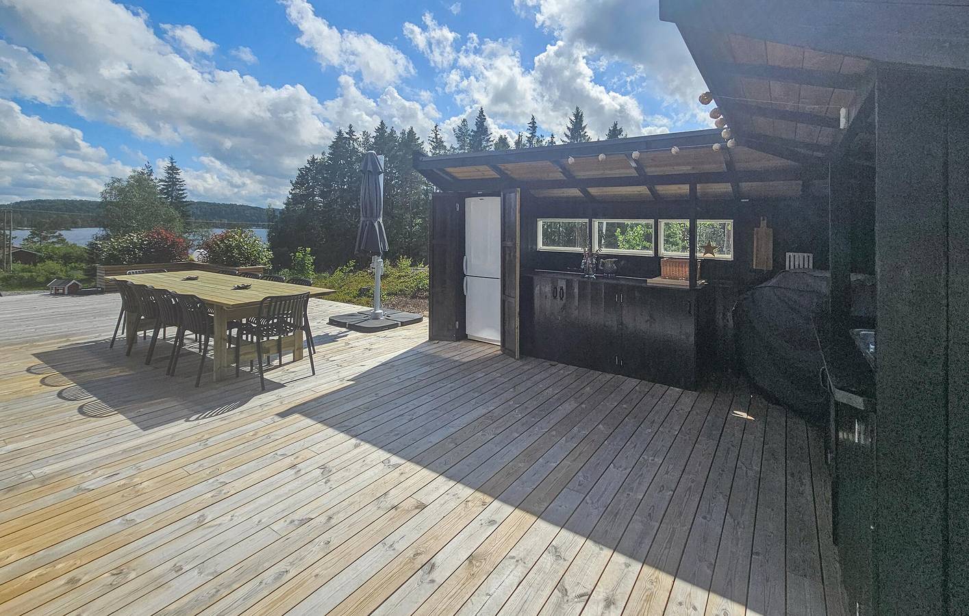 Ferienhaus für 10 Personen mit Seeblick in Vegårshei