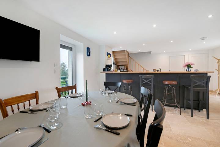 Au Deux Palmiers – Komfortables Ferienhaus im Herzen des Bessin in Saint-Hubert-des-Biards, Bayeux und Umgebung