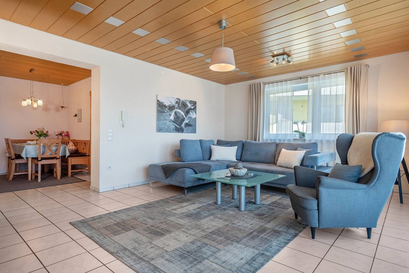 Ganze Wohnung, Ferienwohnung Lichtblick mit Balkon und Bergsicht in Friedrichshafen, Region Bodensee-Oberschwaben