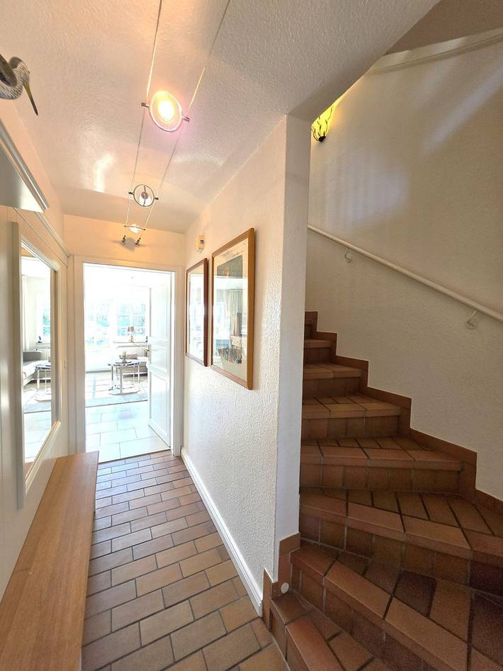 Ferienhaus Eulenkamp 8a: Dhh links, 200 m zum Strand, Kaminofen in Wyk auf Föhr (Stadt), Wyk auf Föhr