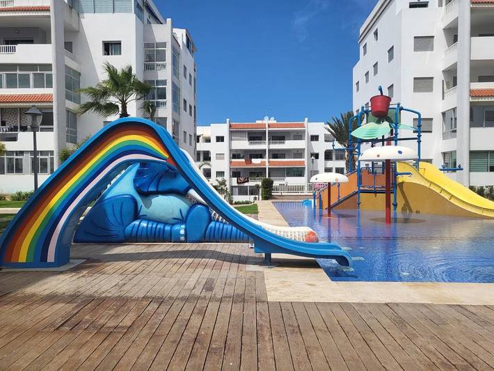 Appartement de vacances pour 2 personnes, avec piscine et terrasse