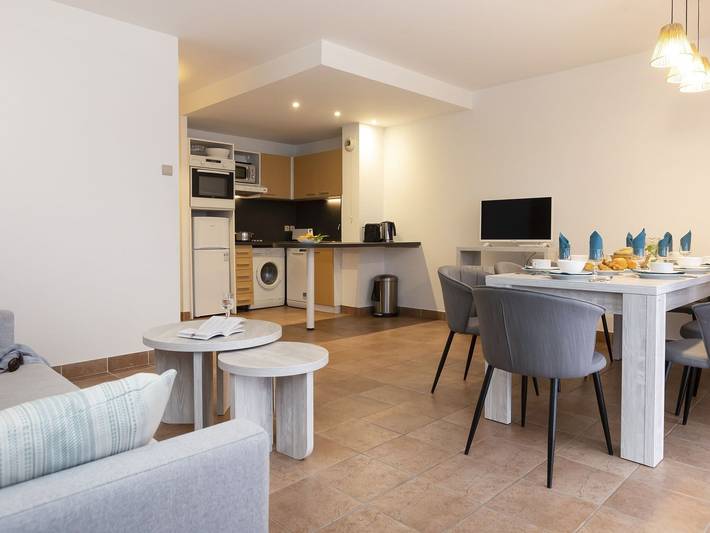 Appartement de vacances pour 6 personnes, avec jardin et piscine, animaux acceptés en Gironde - 3