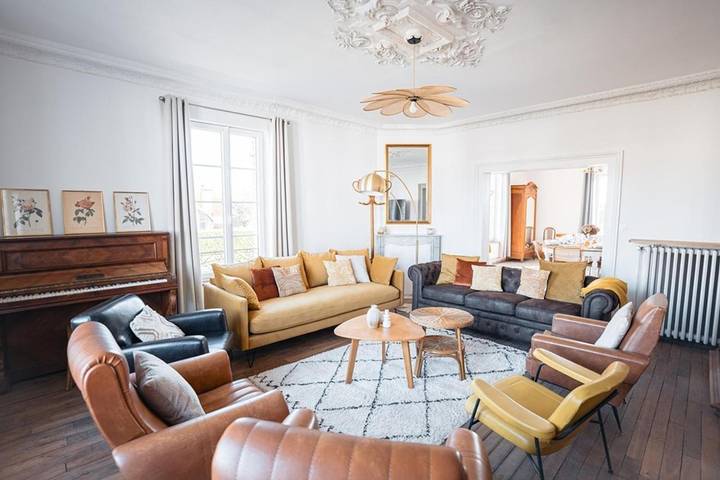 Maison de vacances pour 12 personnes, avec jardin