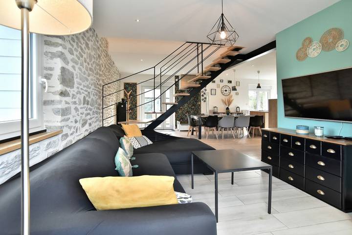 Maison de vacances pour 10 personnes, avec Terrasse et Jardin