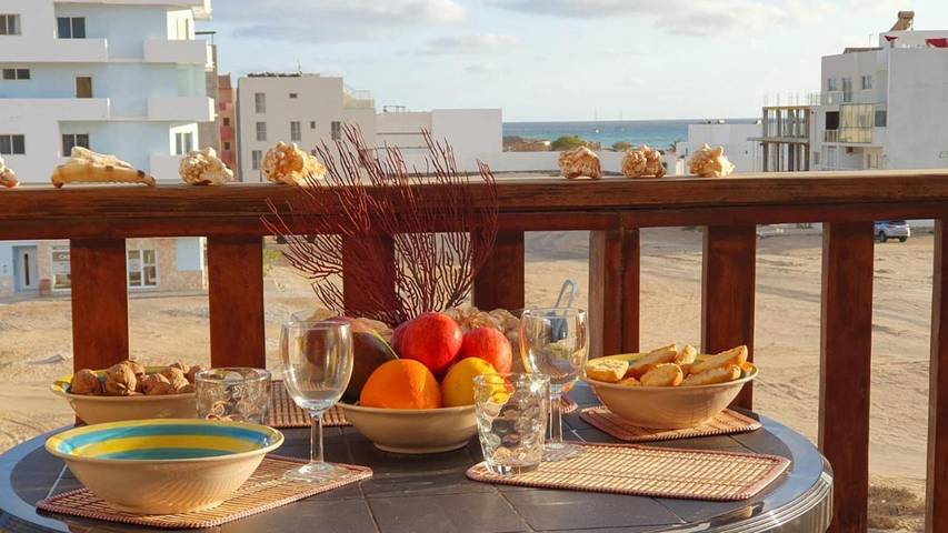 Gîte pour 2 personnes, avec terrasse ainsi que vue et vue sur le lac dans Sal Rei - 4