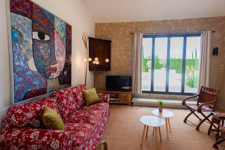 Charakteristisches Landhaus mit A/C und Pool in Séguret, Vaucluse