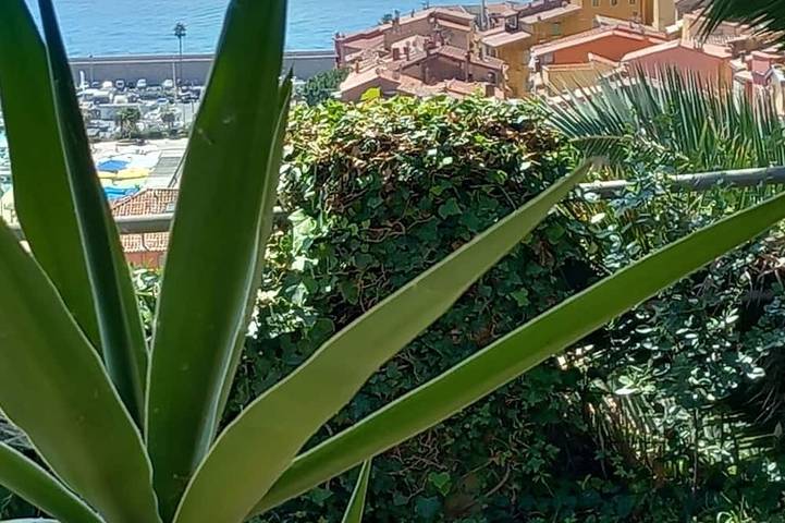 Apartamento entero, Sitio Rare, relajante, panorámica excepcional de 180 ° Mar in Menton, Costa mediterránea (Francia)