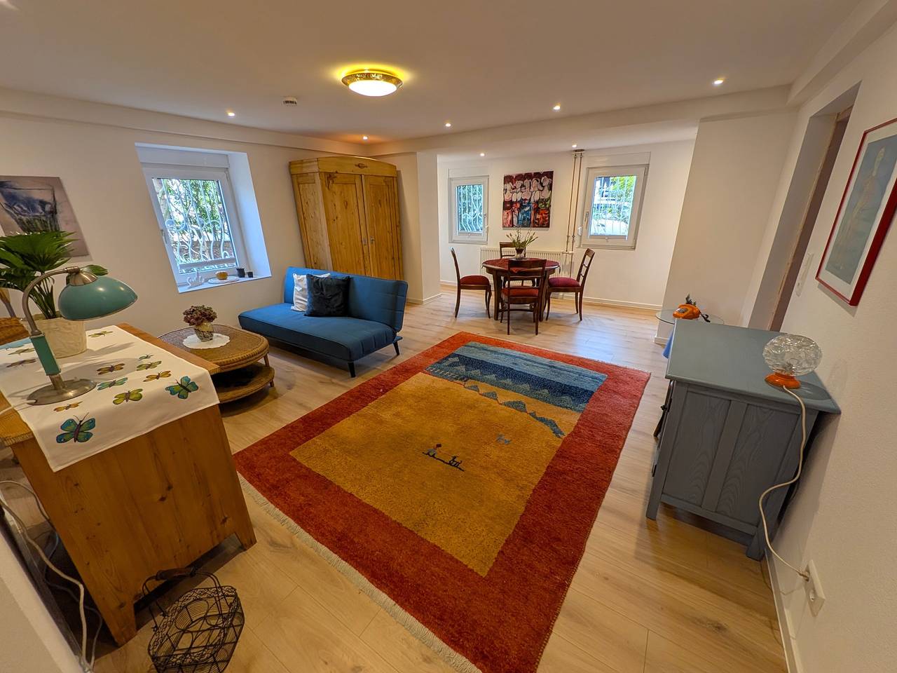 Ganze Wohnung, Ferienhaus 'Rosa' mit Gemeinschaftsgarten, Balkon und Wlan in Offenburg, Mittlerer Schwarzwald