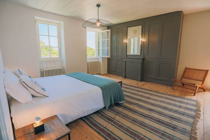 Location de vacances pour 14 personnes, avec terrasse ainsi que jardin et sauna à Loix - 4