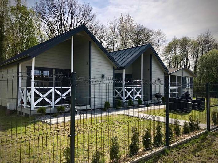 Ferienhaus für 5 Personen, mit Terrasse und Garten sowie Ausblick in Jarosławiec