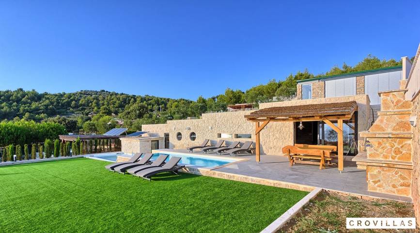 Villa pour 12 personnes, avec sauna et vue sur l’océan à Tisno - 2