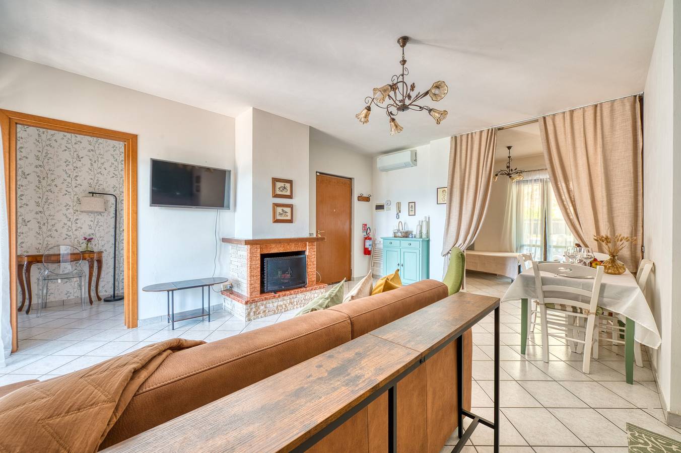 Appartement entier, Appartement 'Casavacanze' avec Vue sur la Montagne, Terrasse Privée et Wi-Fi in Montefranco, Valnerina