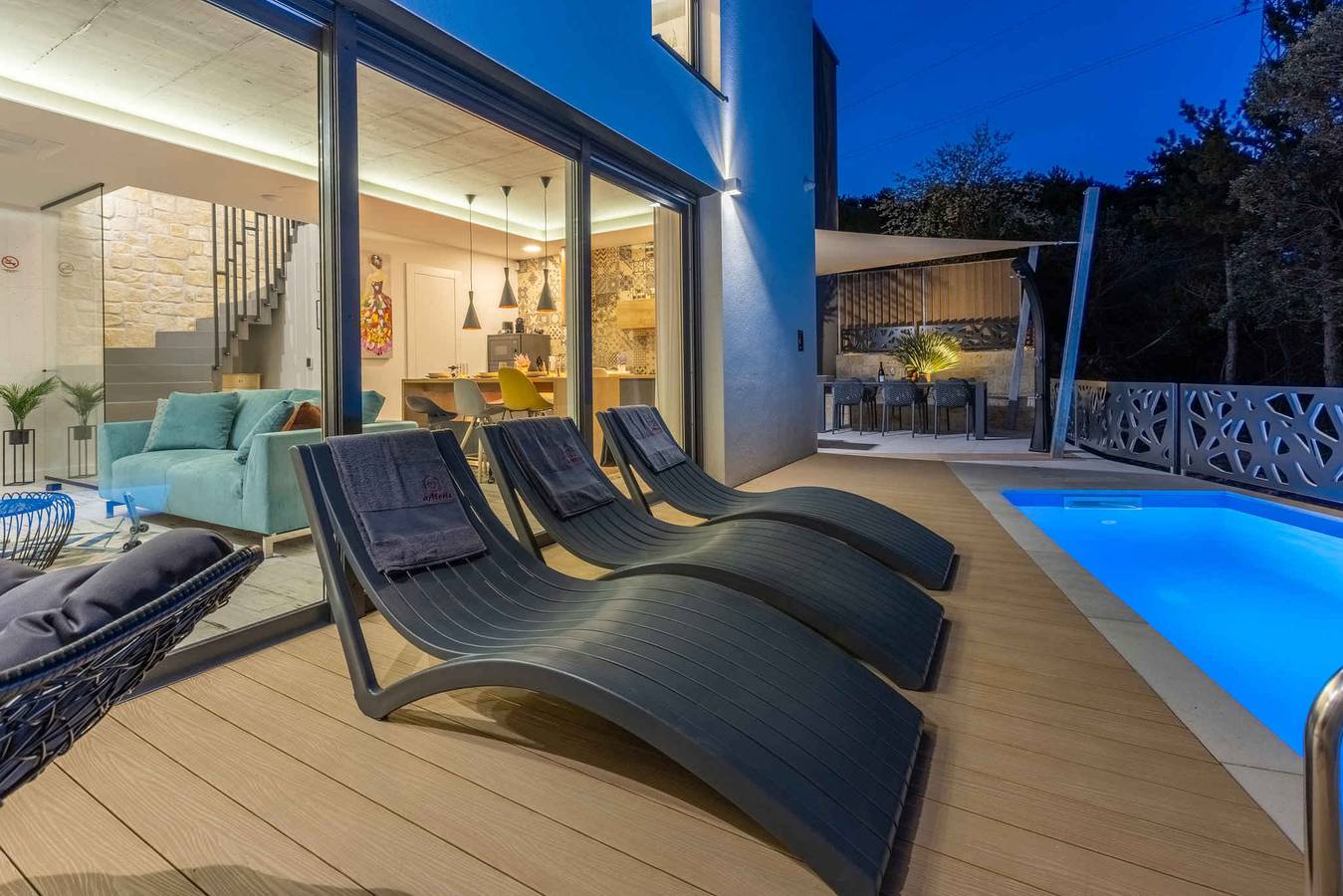 Villa with modern equipment and swimming pool  in Crikvenica, Primorje-Gorski Kotar