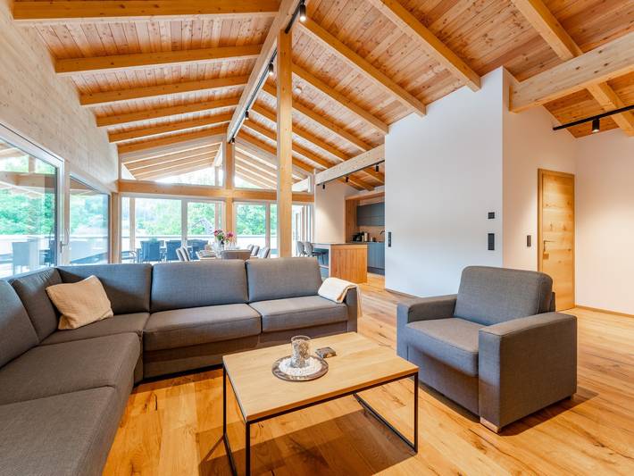 Ferienwohnung für 8 Personen, mit Balkon und Terrasse sowie Sauna in Kreischberg