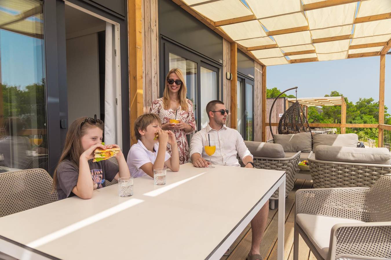 Lodge für 4 Personen mit Meerblick in Zlarin (Kroatische Adria), Dalmatinische Inseln