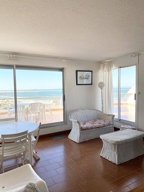Appartement de vacances entier, P2 deux cabines terrasses vue mer,parking in Port Camargue, Le Grau-du-Roi