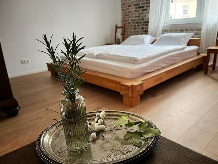 Ferienwohnung für 2 Personen, mit Garten und Sauna in Oberkrämer