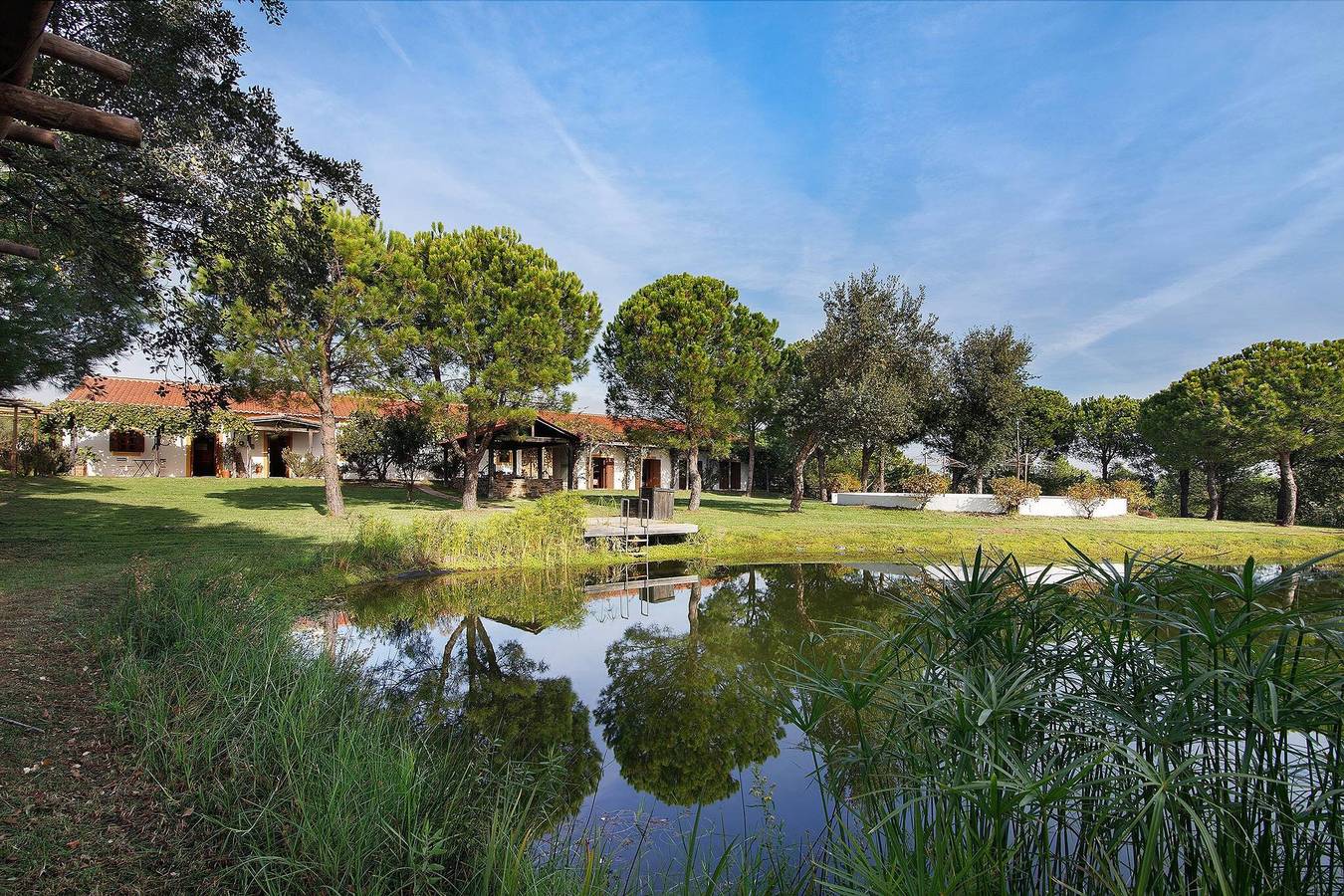 Casa di campagna Vale do Asno - Bungalow '5' con piscina condivisa, Wi-Fi e aria condizionata in Altura, Parque Natural da Ria Formosa