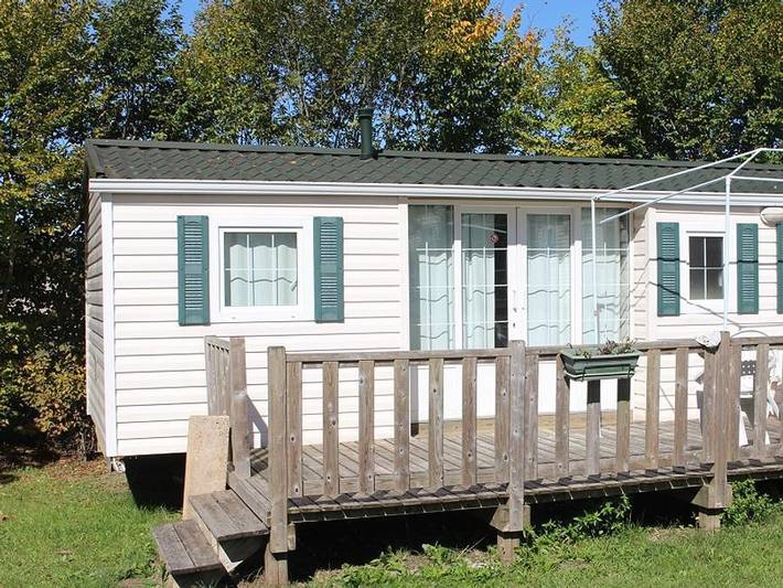 Camping Le Pontis - Mobilheim 6 personen - 3 Schlafzimmer in Verteillac, Périgord Vert