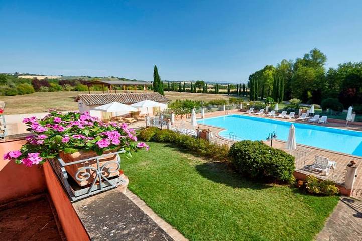Appartement de vacances pour 5 personnes, avec piscine ainsi que jardin et balcon, animaux acceptés - 1