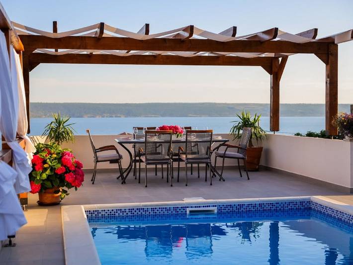 Ferienhaus für 6 Personen, mit Pool und Terrasse, kinderfreundlich in Maslenica - 2