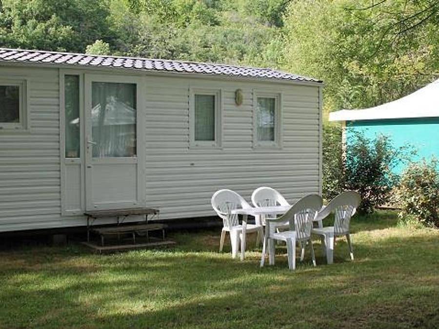 Camping Le Plan d'eau St Charles - Mobilheim 4 personen - Mh2 20 m² keine Terrasse - (Betten: 1gd + 2 pts Etagenbett) in Damiatte, Castres und Umgebung