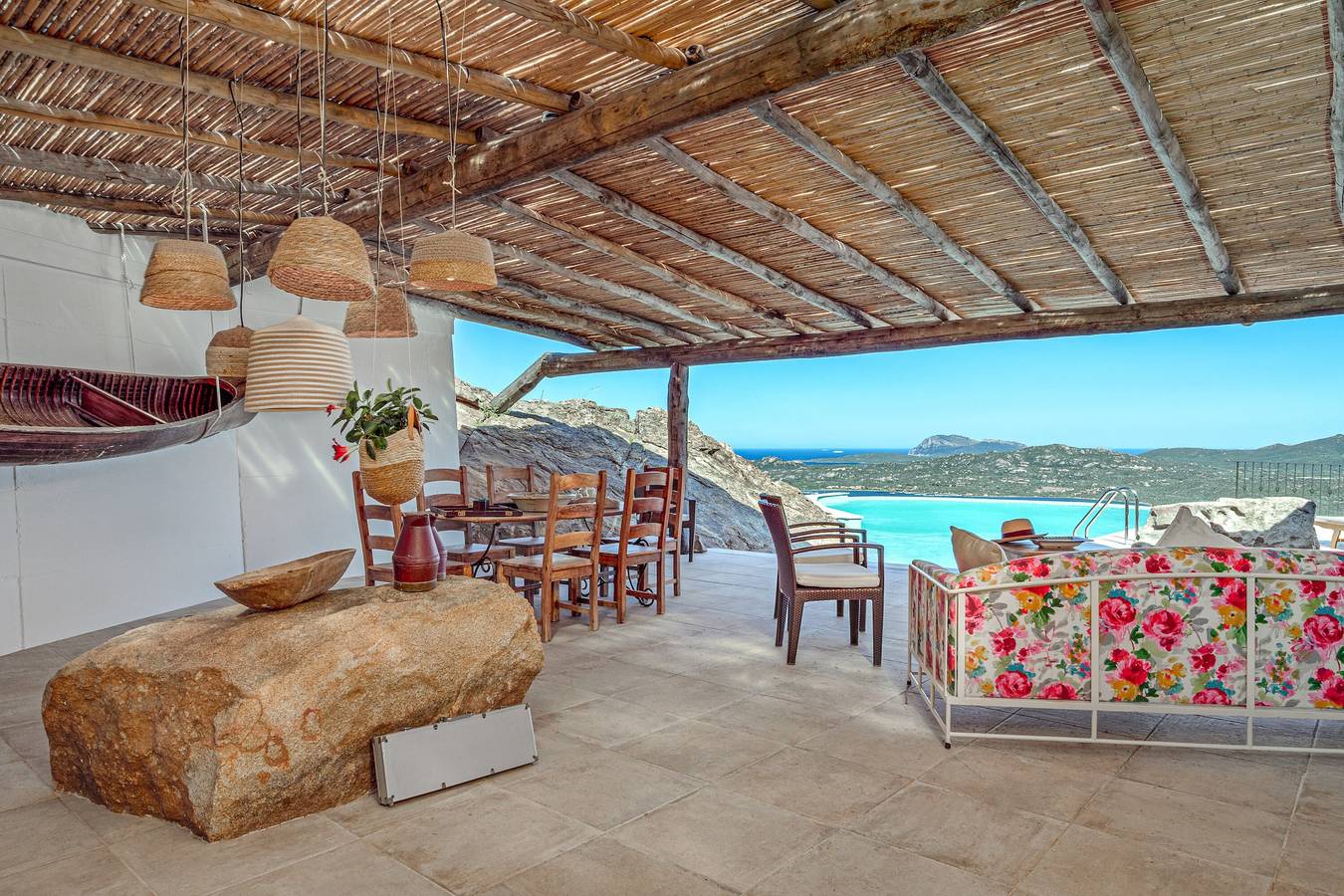 Casa vacacional "Villa Maryna" con vistas al mar, terraza privada, piscina y Wi-Fi in Costa Smeralda