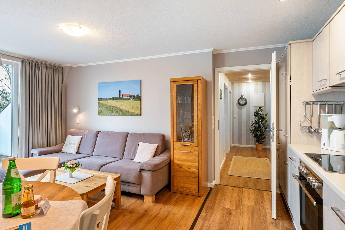 Ganze Wohnung, Ferienwohnung 'Ferienhof Paulsen - Kiebitz' mit Balkon und Wlan in Tammensiel, Pellworm