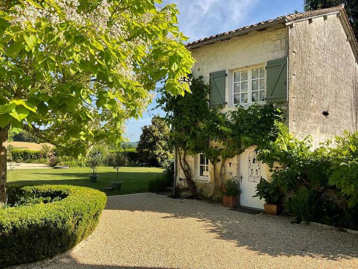 Maison de vacances pour 6 personnes, avec jardin ainsi que vue et piscine