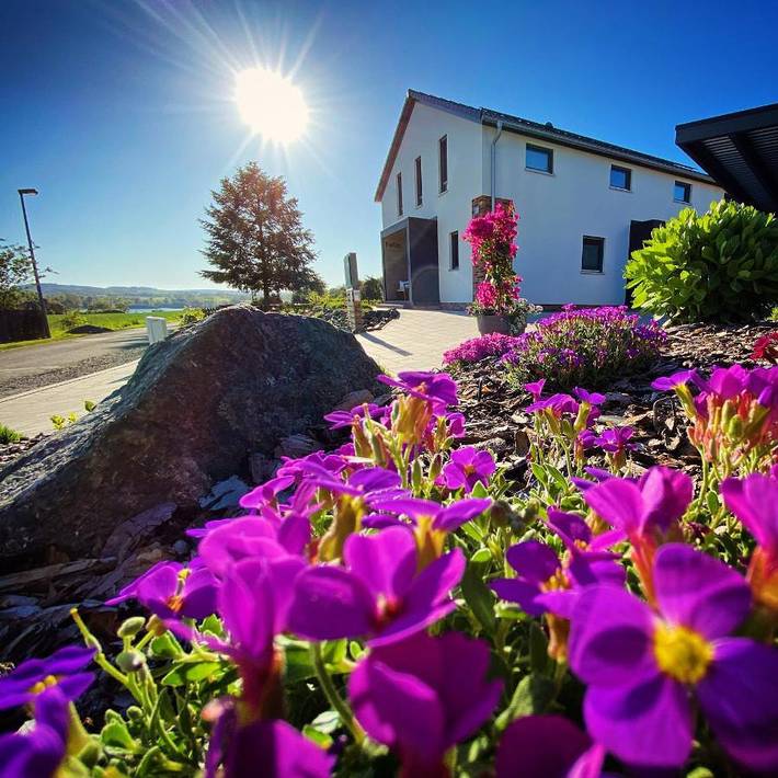 Ferienwohnung für 4 Personen, mit Terrasse und Garten sowie Seeblick und Ausblick in Oelsnitz - Vogtland & Umgebung - 3
