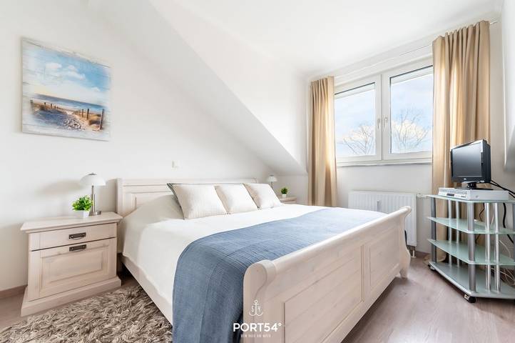 Ganze Wohnung, Deck 9 - bis 3 Personen, mit Balkon, zentrale Lage, ideal für Fahrradausflüge in Büsum, Kreis Dithmarschen