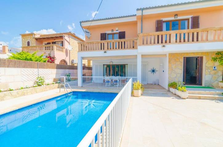 Finca für 8 Personen, mit Balkon und Terrasse sowie Pool und Ausblick in Cala Millor - 3