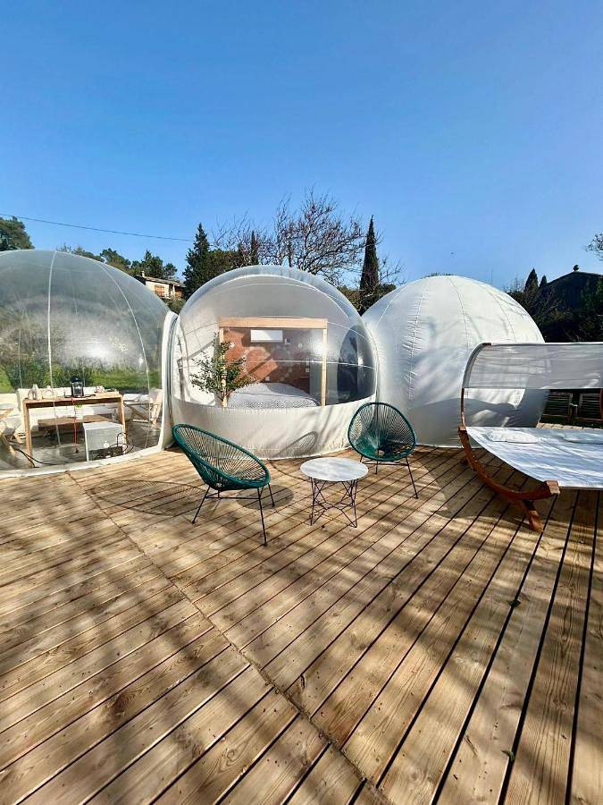 Tente pour 2 personnes, avec jacuzzi et balcon dans le Gard - 3