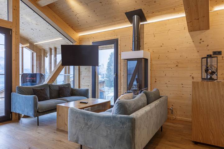 Ferienhaus für 8 Personen, mit Terrasse und Garten sowie Sauna in Haus