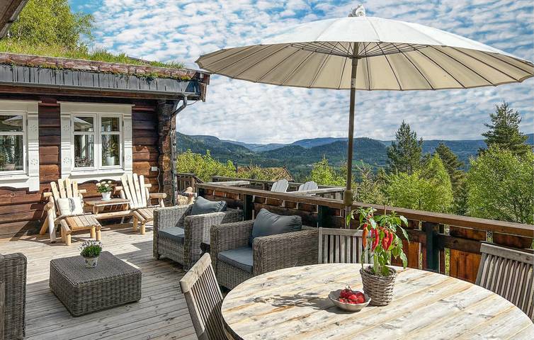 Ferienhaus für 10 Personen mit Terrasse in Lardal