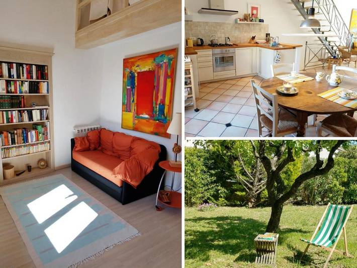 Maison de vacances pour 5 personnes, avec vue et jardin