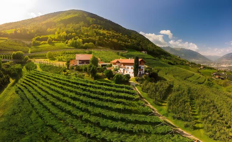 Hel lägenhet, Apartment 'Greiterhof Historika' with Mountain View and Wi-Fi in Lana di Sopra, Lana