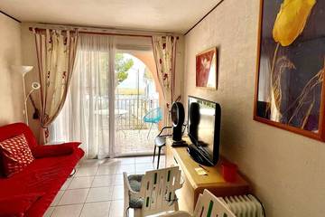 Gîte pour 5 personnes, avec balcon, animaux acceptés dans Le Racou