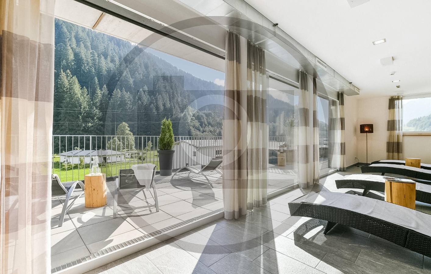 Ganze Ferienwohnung, Appartement mit Bergblick, Sauna und Parkplatz in Klösterle am Arlberg, Arlberg